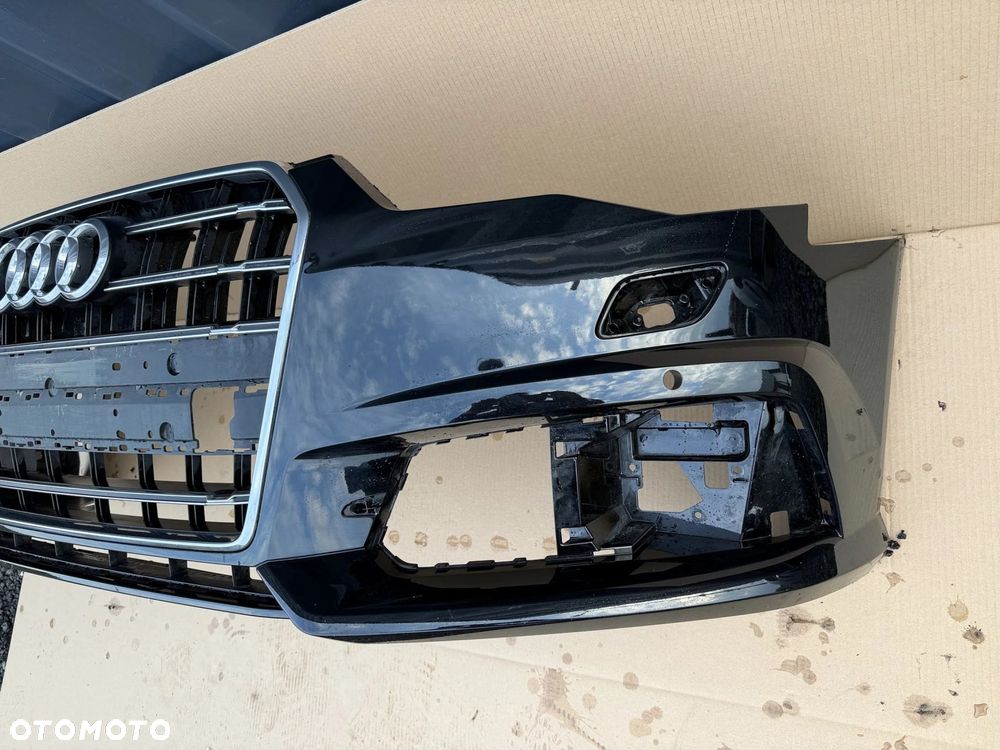 ZDERZAK GRILL PRZÓD AUDI A6 C7 LIFT S-LINE 15-18 ORYGINAŁ SUPER STAN  BEZ NAPRAW - 2