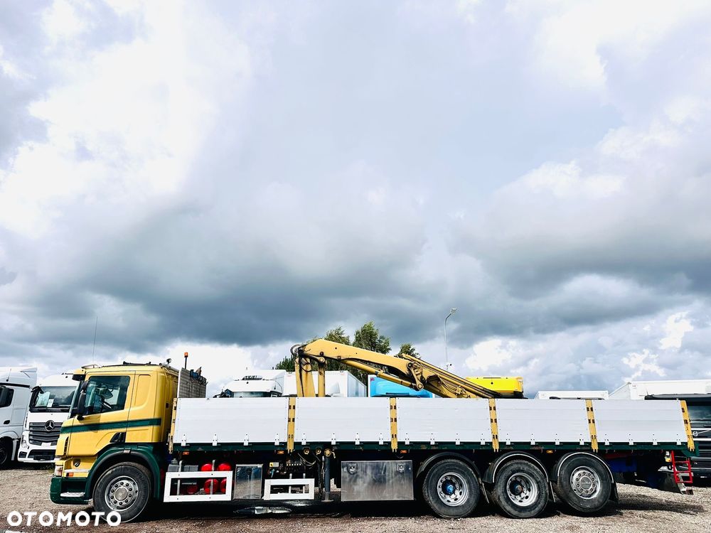 Scania P 420 / 8x4 / DŹWIG PALFINGER PK16502 - 4