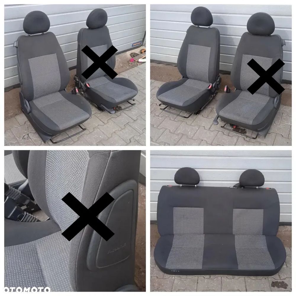 Fotel pasażera kanapa Opel Corsa C - 3 drzwi - 1