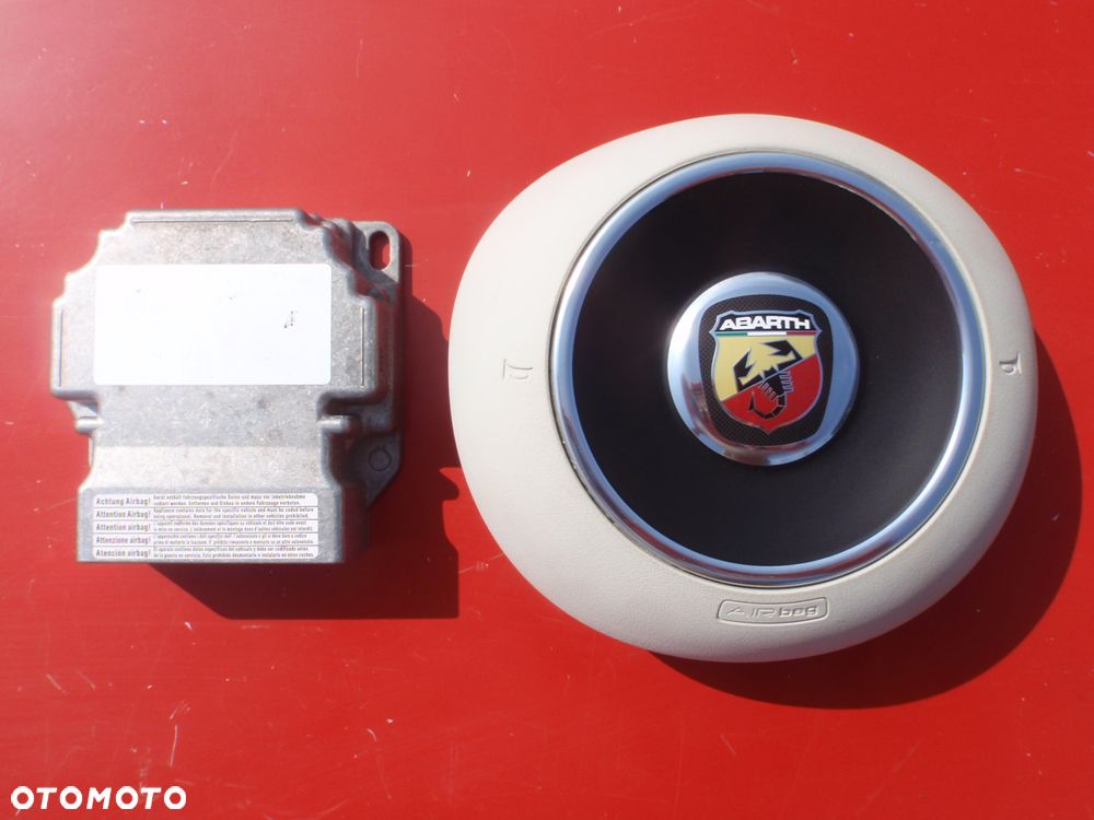 FIAT 500 LIFT DESKA KONSOLA KOKPIT PULPIT PÓŁKA PARAPET AIRBAG PODUSZKI POEIRTRZNE KIEROWCY PASAŻERA KOLAN PASY PAS DOPINACZE NAPINACZE PODUSZKA POWIETRZNA oryginał wymiana od ręki na MAGAZYNIE CZARNA SZARA Okazja Raz2 !!! - 9