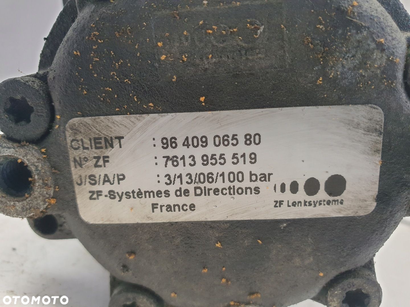 Peugeot Partner 1.9 D POMPA WSPOMAGANIA 9640906580 - 2