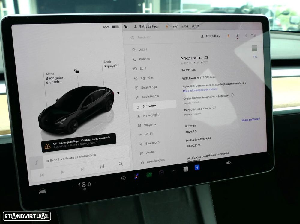 Tesla Model 3 Long Range Tração Traseira - 20