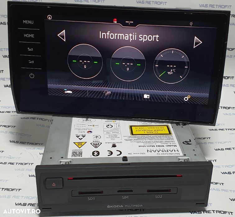 Navigatie Originala SKODA COLUMBUS SKODA Kodiaq Karoq MIB 2.5 Columbus - 4