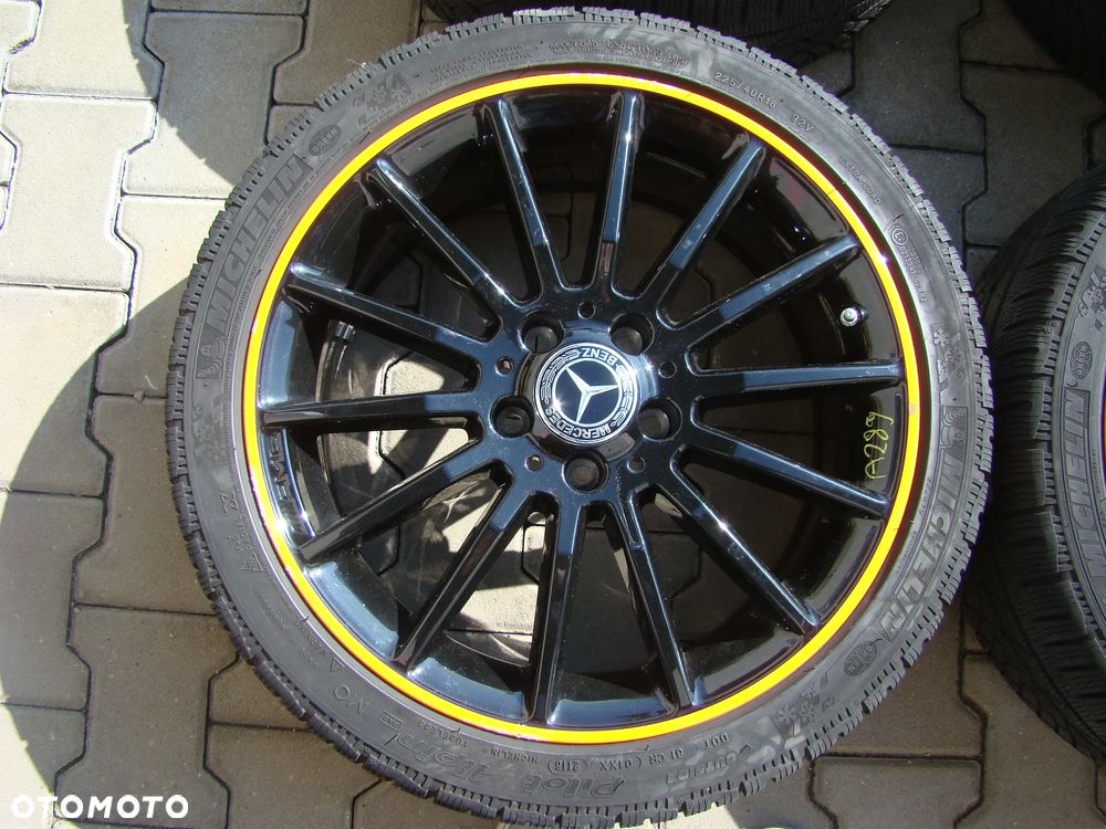 a289 5x112 Mercedes A-Klasa AMG W176 CLA C117 W245 W246 7.5jx18 opony zima 225/40 - 2