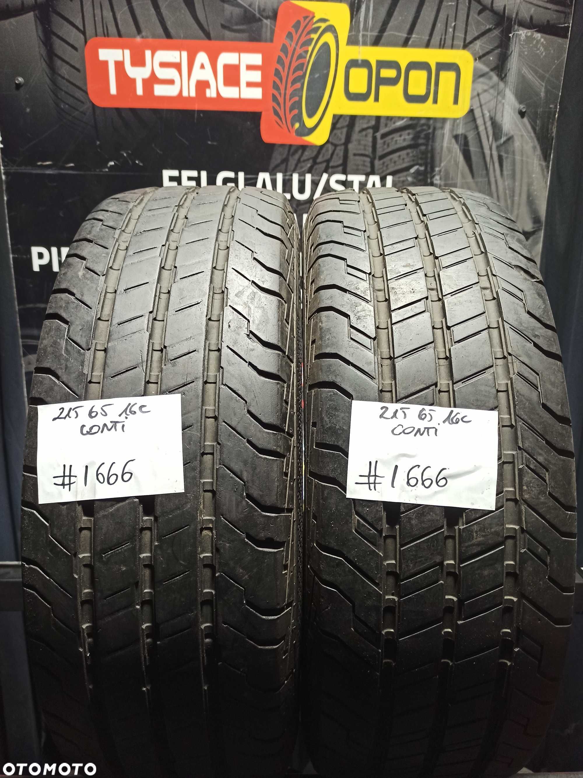 Opony Letnie 215/65/16C CONTINENTAL VANCONTACT #1666 - 1