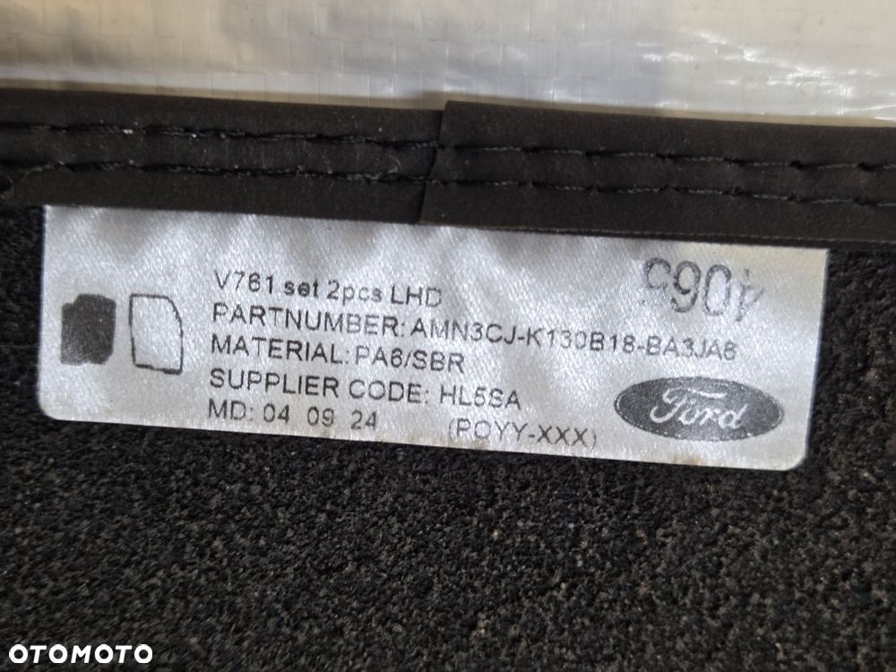 dywaniki dywaniki Ford Tourneo Connect tył AMN3CJ-K130B18-BA NOWE ORYGINAŁ - 7