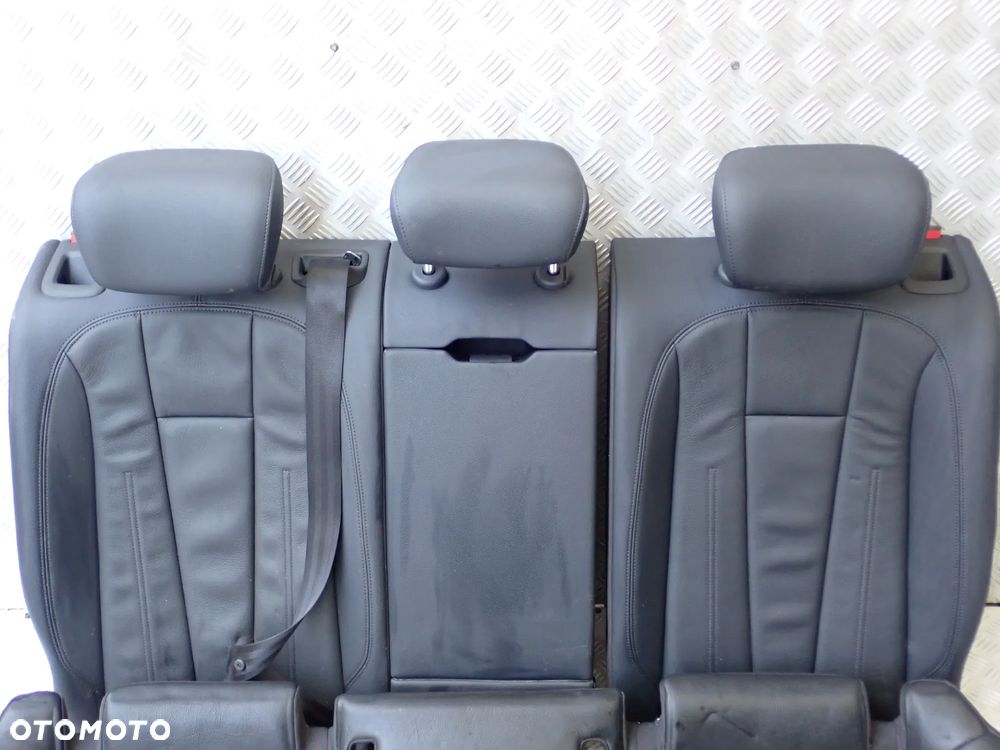 FOTEL PRZEDNI PRAWY / LEWY AUDI A4 B9 SKÓRA  ORAZ KANAPA TYLNIA KOMPLET - 12
