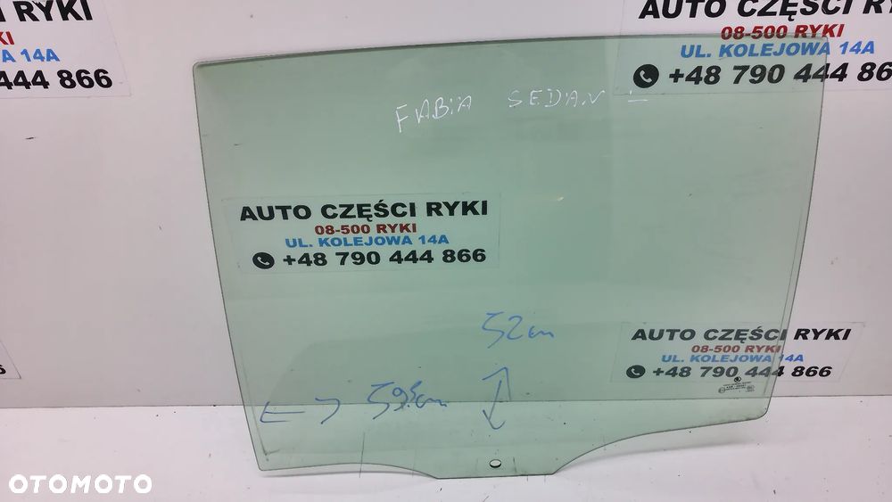 Skoda Fabia I Sedan Szyba Boczna Drzwi tył - 3