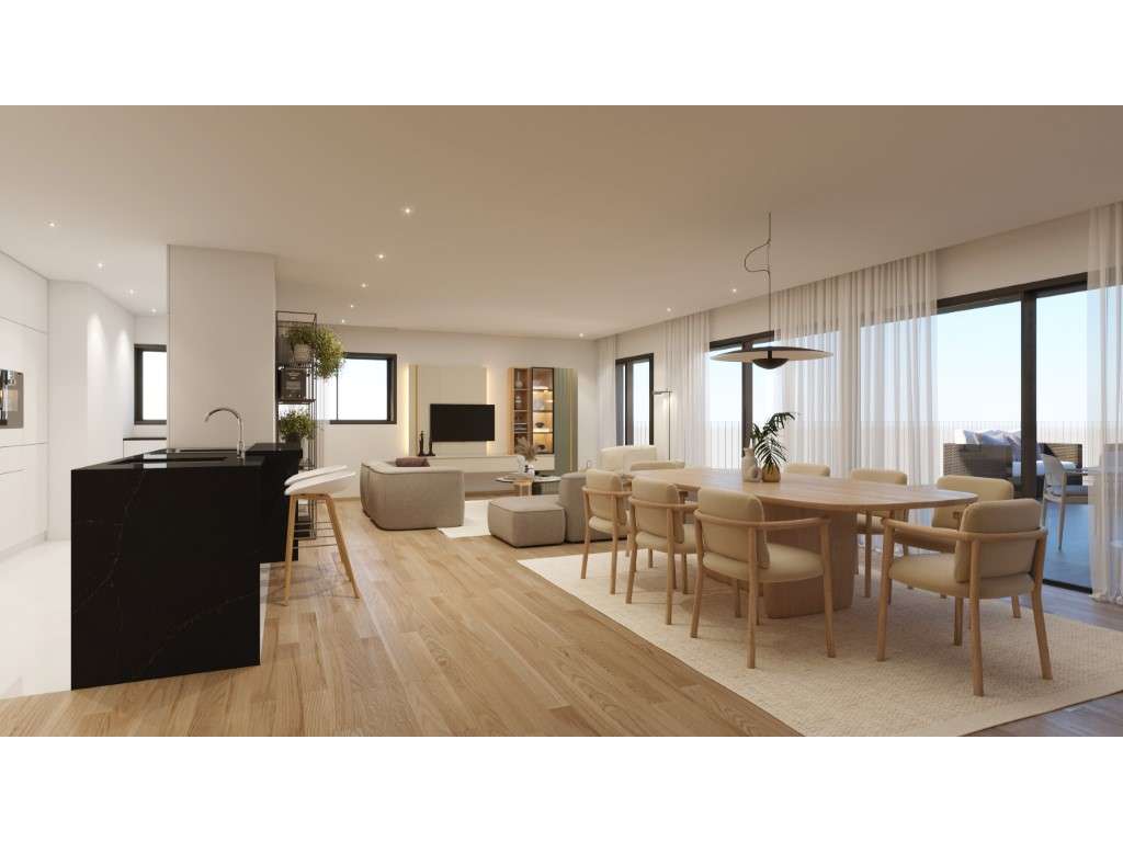 Apartamento T3 Duplex com jardim, piscina ginásio,campo de padel e ... - Grande imagem: 5/26