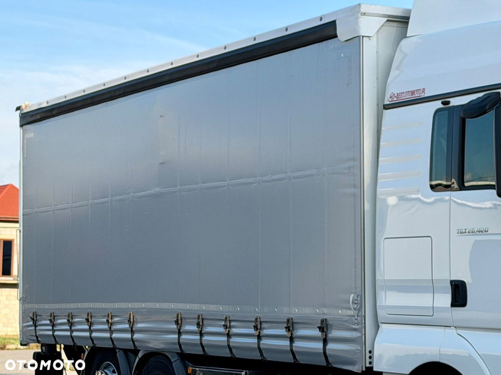 MAN TGX 26.420 / FIRANKA / WINDA / 18 EUROPALET / 410 TYŚ KM / 6x2 / OŚ SKRĘTNA / OŚ PODNOSZONA / 2019 ROK / AUTOMAT - 18