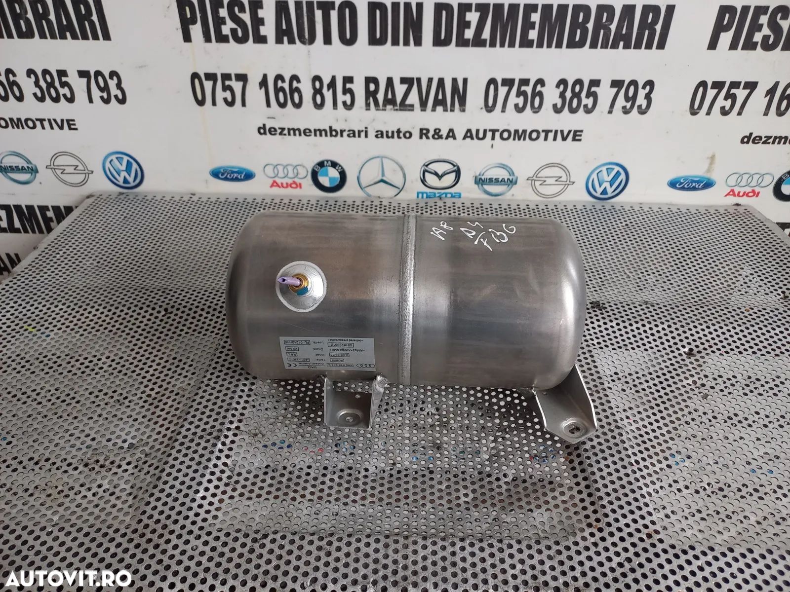 Butelie Rezervor Aer Perne Aer Suspensie Pneumatica Audi A8 4H D4 Cod 4HE An 2010-2011-2012-2013-20 - 1