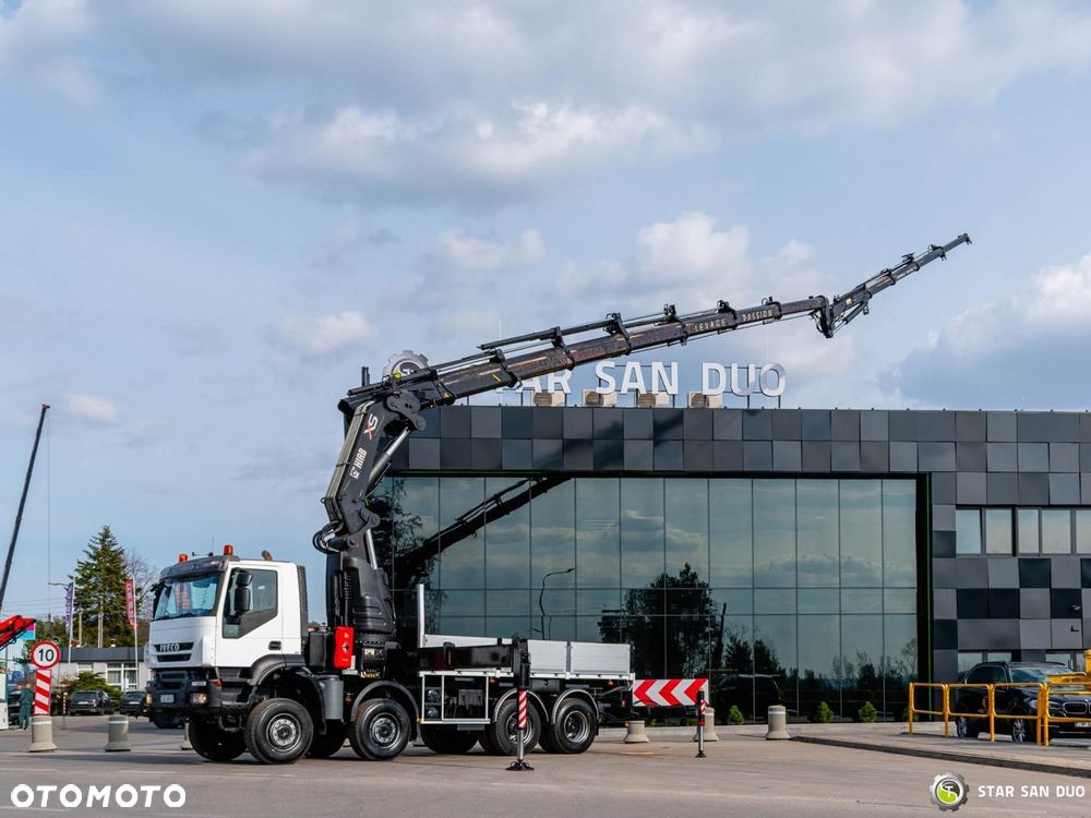 Iveco TRAKKER 450 8x8 HIAB 800E-7 FLy Jib Wciągarka HDS Żuraw - 2