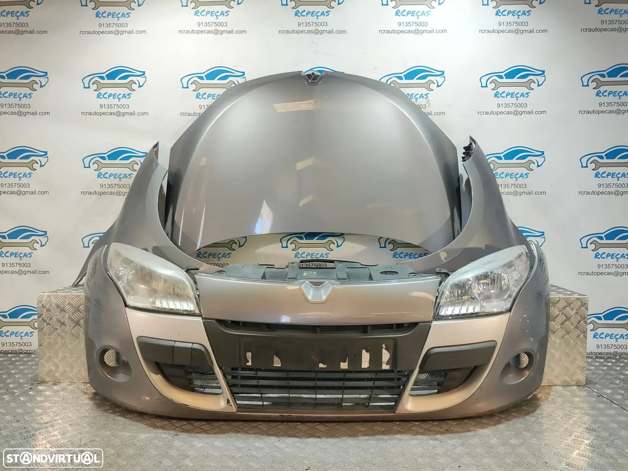 Frente completa Renault Megane 3 Coupe - Parachoques | Parachoque | Radiador | Radiadores | Guarda Lamas | Lama | Capot | Capo | Fibra | Reforço | Otica | Otica | Grelhas - 2