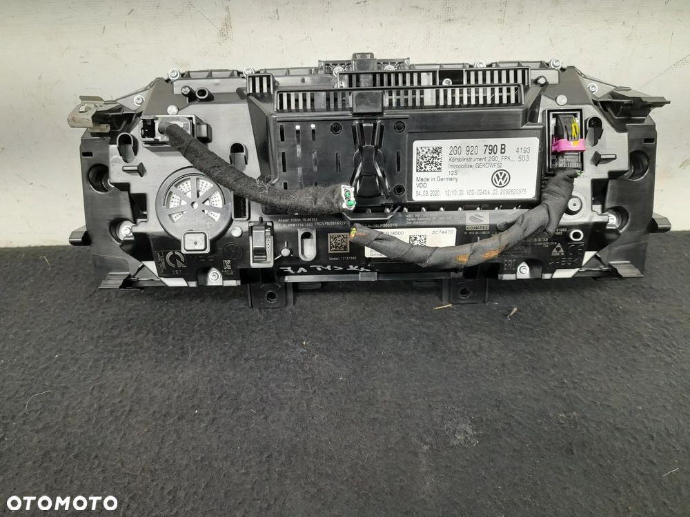 VW TAIGO T-ROC T-CROSS LICZNIK ZEGARY LED LCD VIRTUAL 2G0920790B - 5