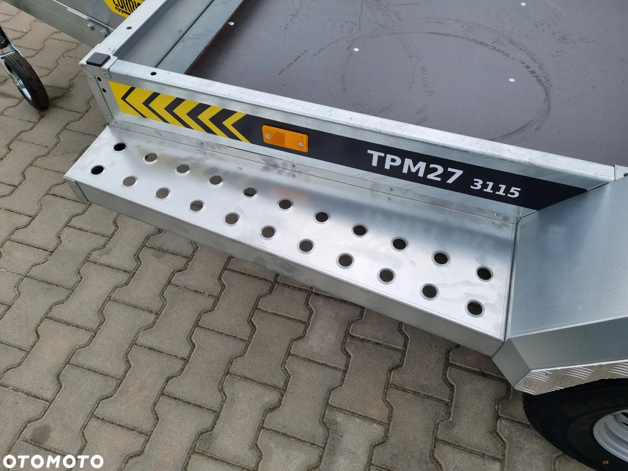Lorries Przyczepa TPM 27, 303x160 cm 2,7T koparka, bobcat - 13