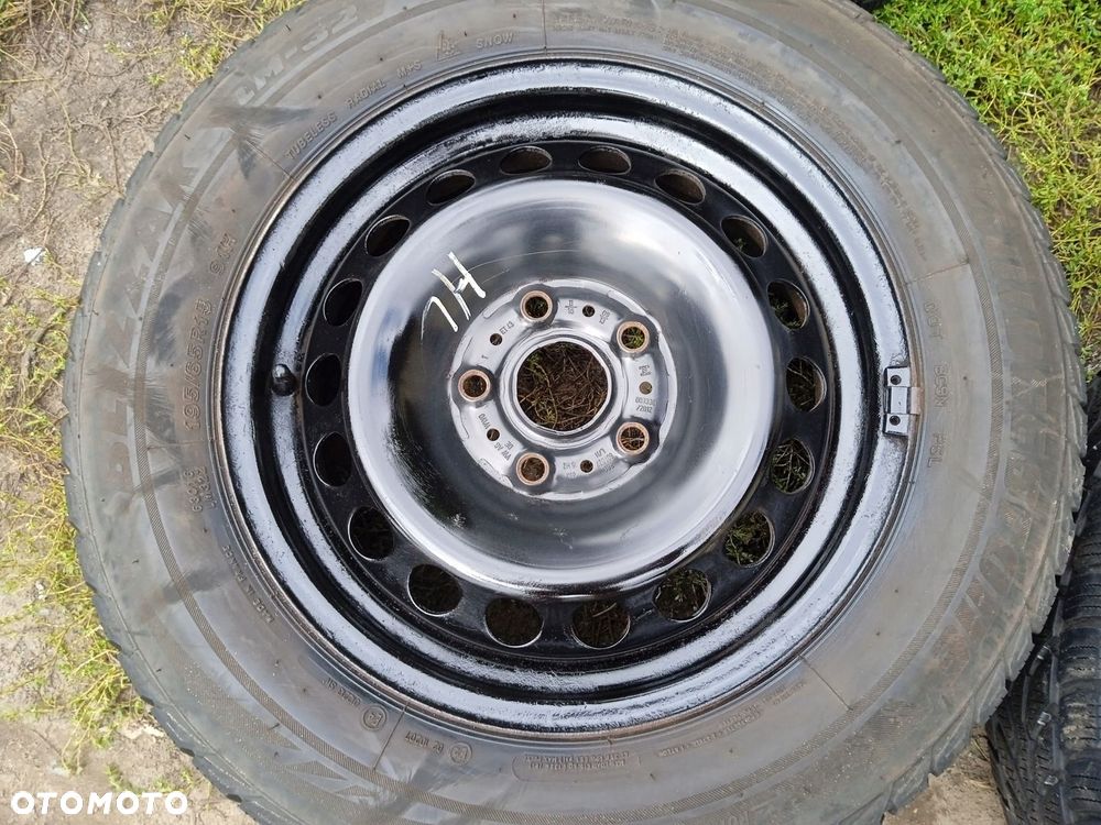 felgi stalowe 5x112 VW Caddy Golf Sharan Skoda Octavia Opony koła zimowe - 2