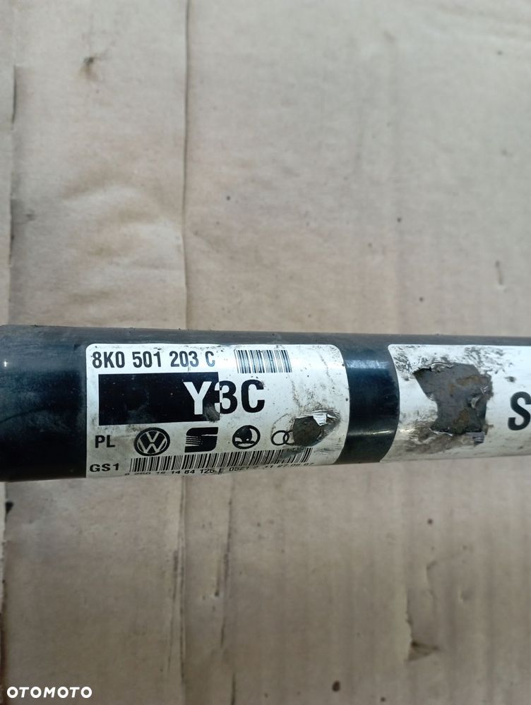 AUDI S5 4.2 FSI PÓŁOŚ LEWA KRÓTKA 8K0501203C - 4