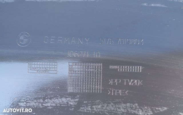 Ornamet sub capota stanga 7019803 BMW Seria 5 F11 [2009 - 2013] - 2
