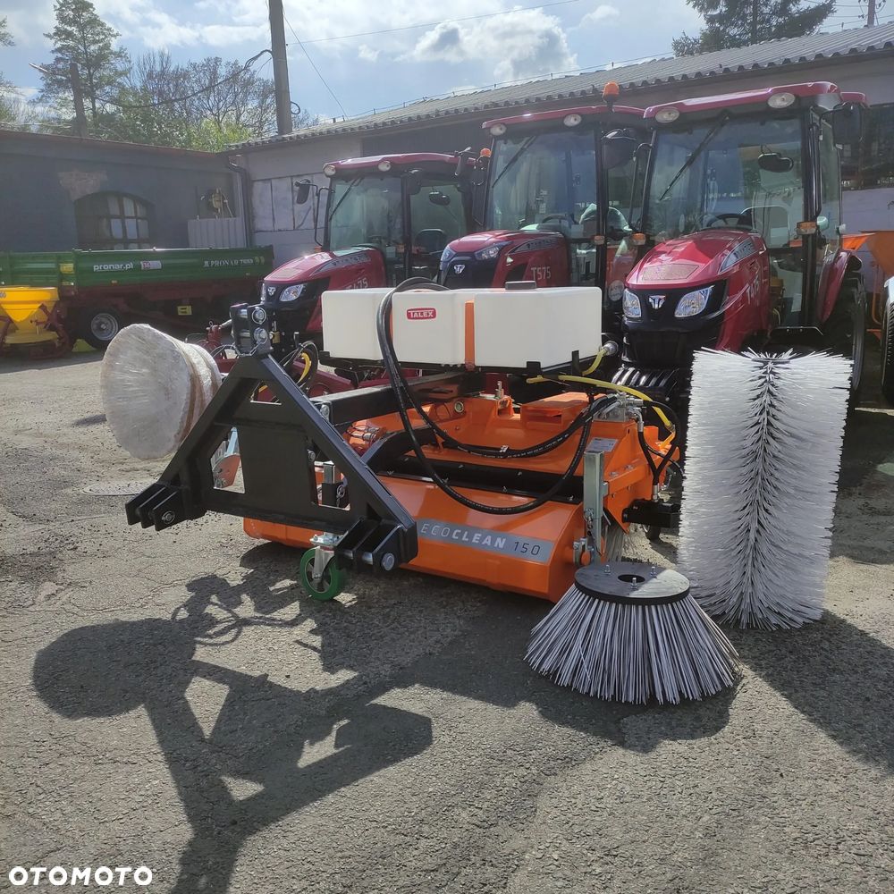 Inny Zamiatarka Bemab G1 chodnikowo uliczna elewatorowa z ciągnikiem Kioti - 5