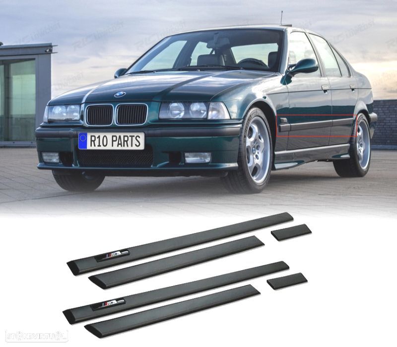 FRISOS LATERAIS BMW E36 LOOK M3 SEDAN TOURING - 1