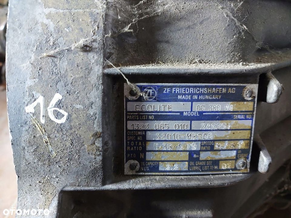 Skrzynia biegów, 6 biegów, 3L, Maxity Cabstar ZD30 - 2