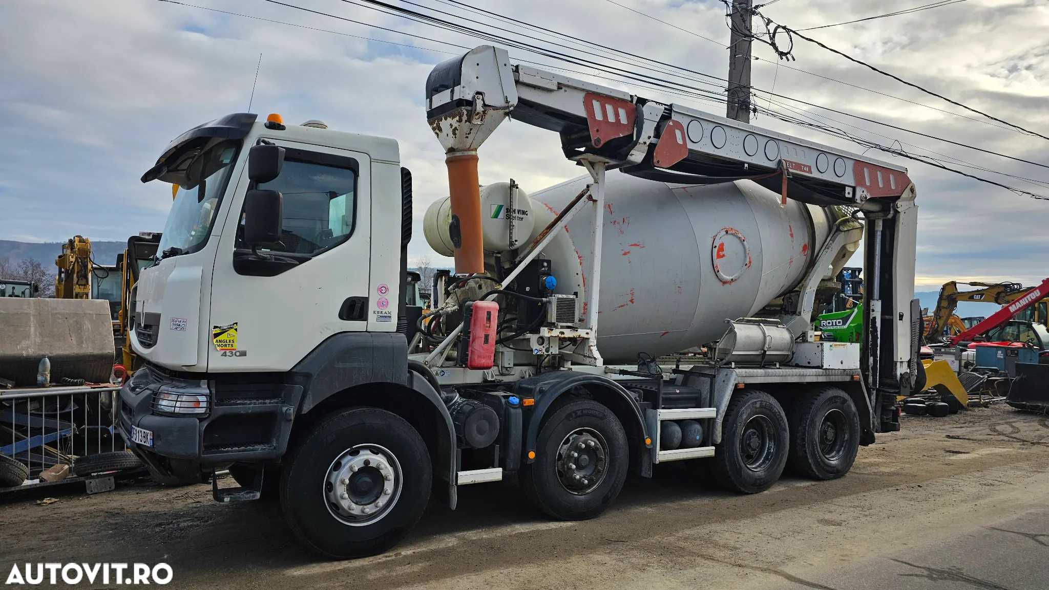 Renault Kerax  430, 8x4 Autobetonieră cu banda - 9