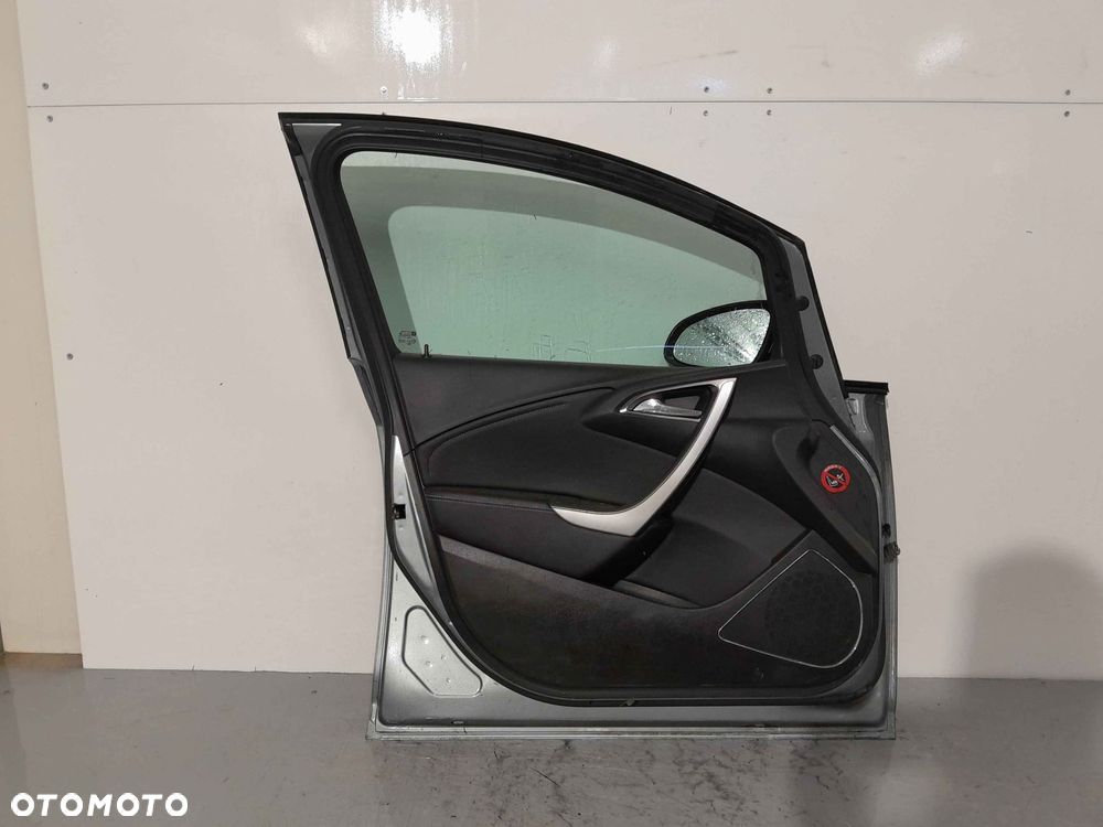 } DRZWI PRZÓD PRZEDNIE LEWE OPEL ASTRA J 4 IV Z179 SZARE - 5