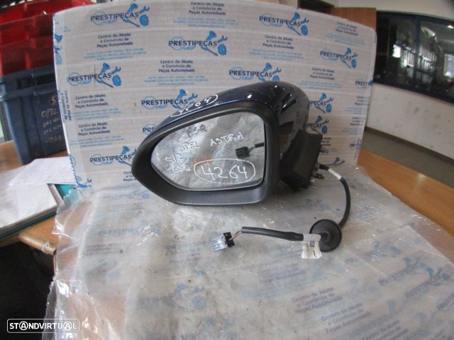 Espelho 21166001V2 OPEL ASTRA K FASE 2 2020 1.2I TURBO 131CV 5P AZUL ESQ ELETRICO 5 PINOS - 1