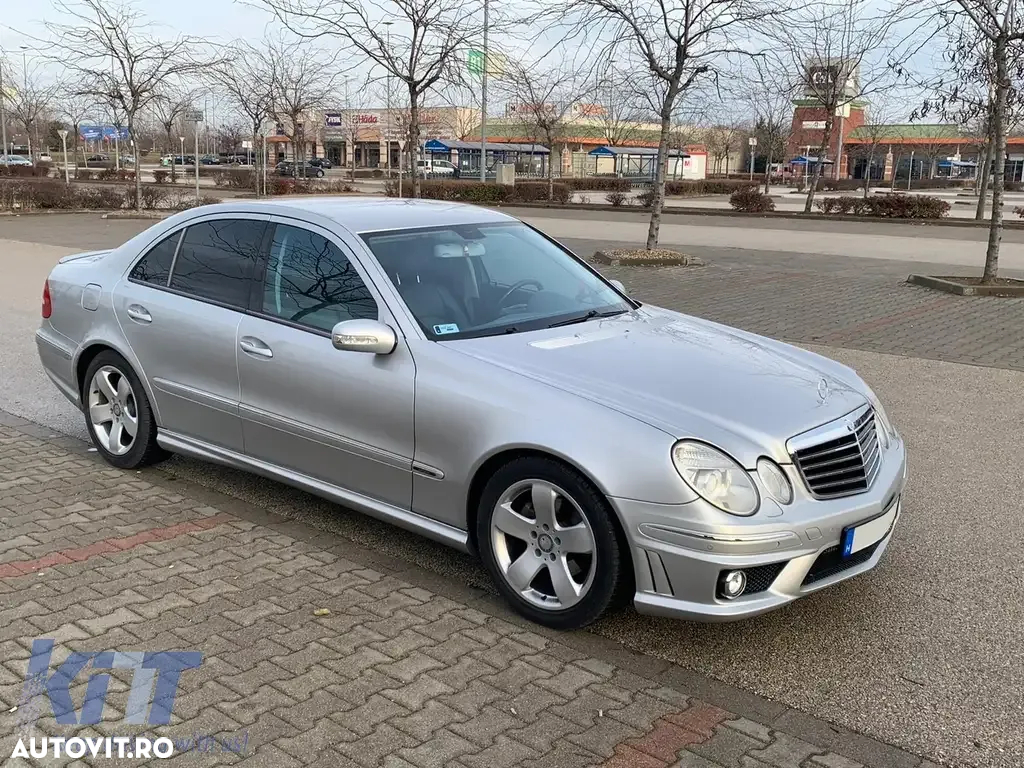 Bara Fata compatibil cu Mercedes E-Class W211 Facelift (2006-2009) Fara proiectoare - 3