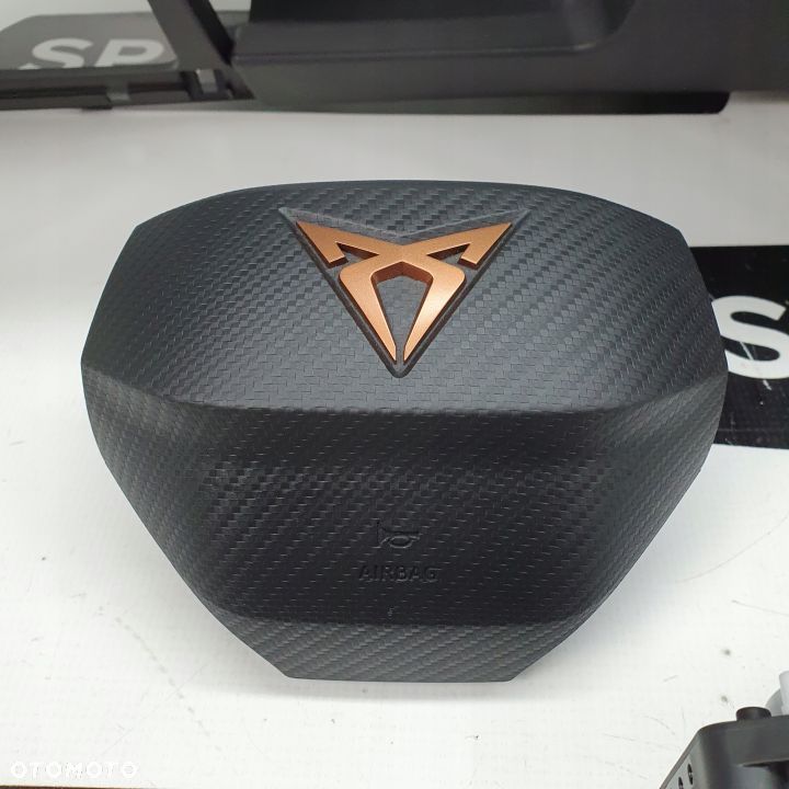 CUPRA LEON 4 IV DESKA ROZDZIELCZA KONSOLA KOKPIT PULPIT PODUSZKI AIRBAG AIR BAG PASY KIT SET - 6