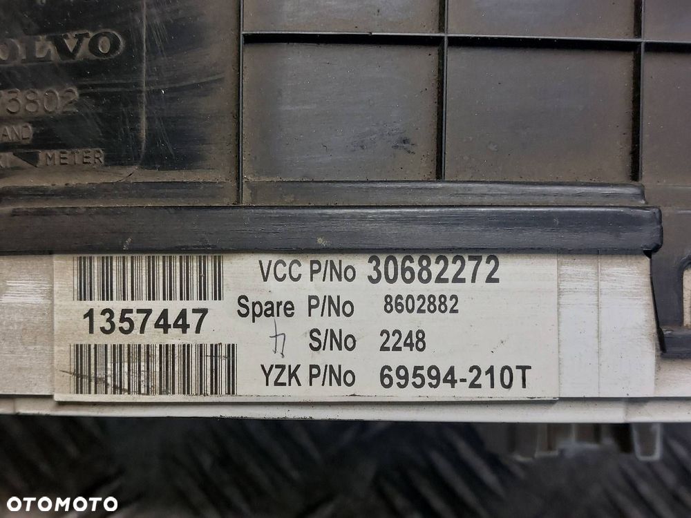 LICZNIK ZEGARY VOLVO S80 I 2.5 T 30682272 - 4