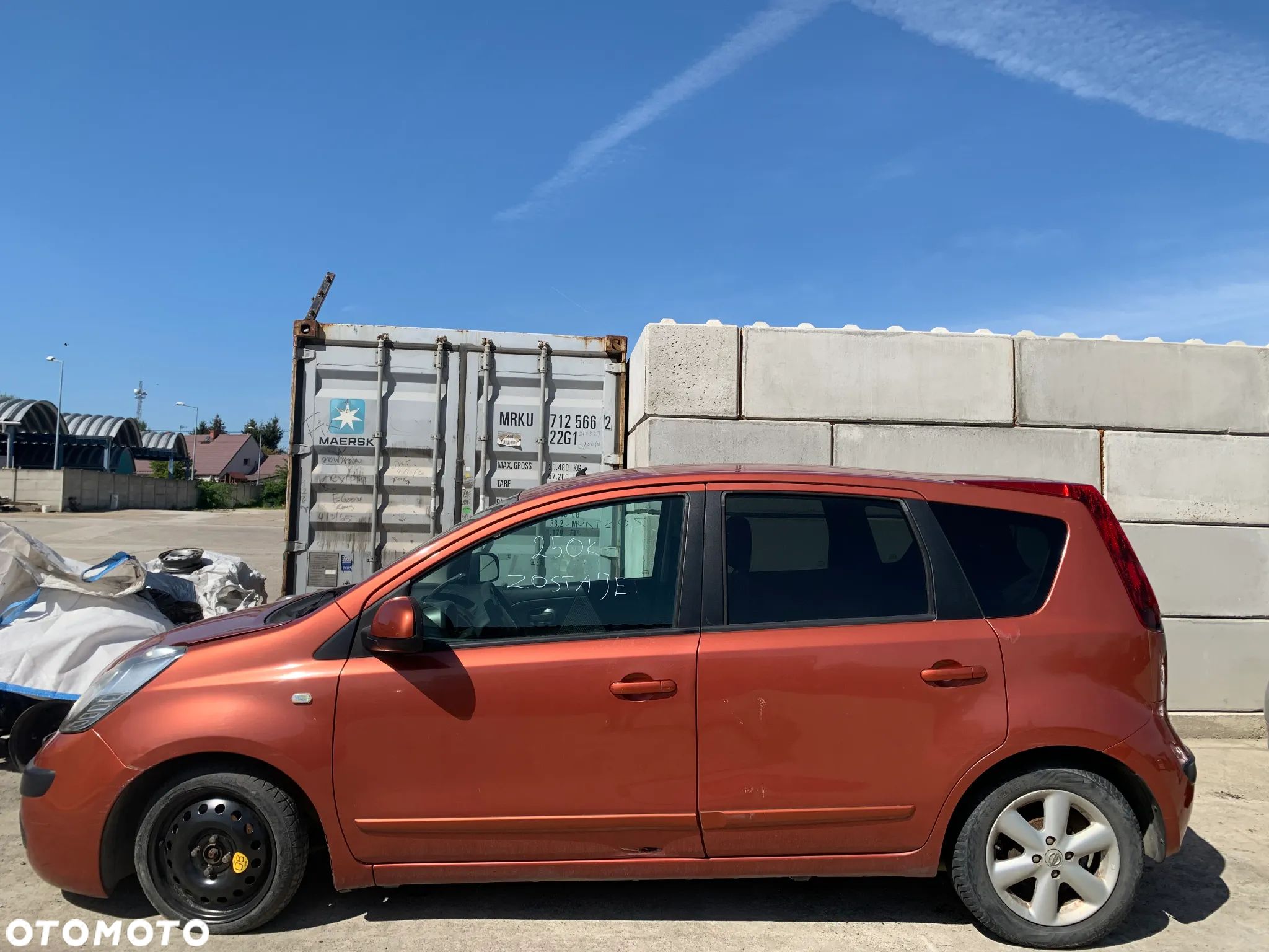 NISSAN NOTE 2006 1.6 HR16DE  *SAMOCHÓD NA CZĘŚCI* 507 MASKA LAMPA DRZWI LUSTERKO ZDERZAK GRILL BŁOTNIK KLAPA BELKA PRAWE LEWE PRZÓD TYŁ - 1
