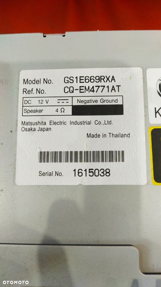 RADIO MAZDA KA058 GS1F669RXA CQ-EM4770AT - 4