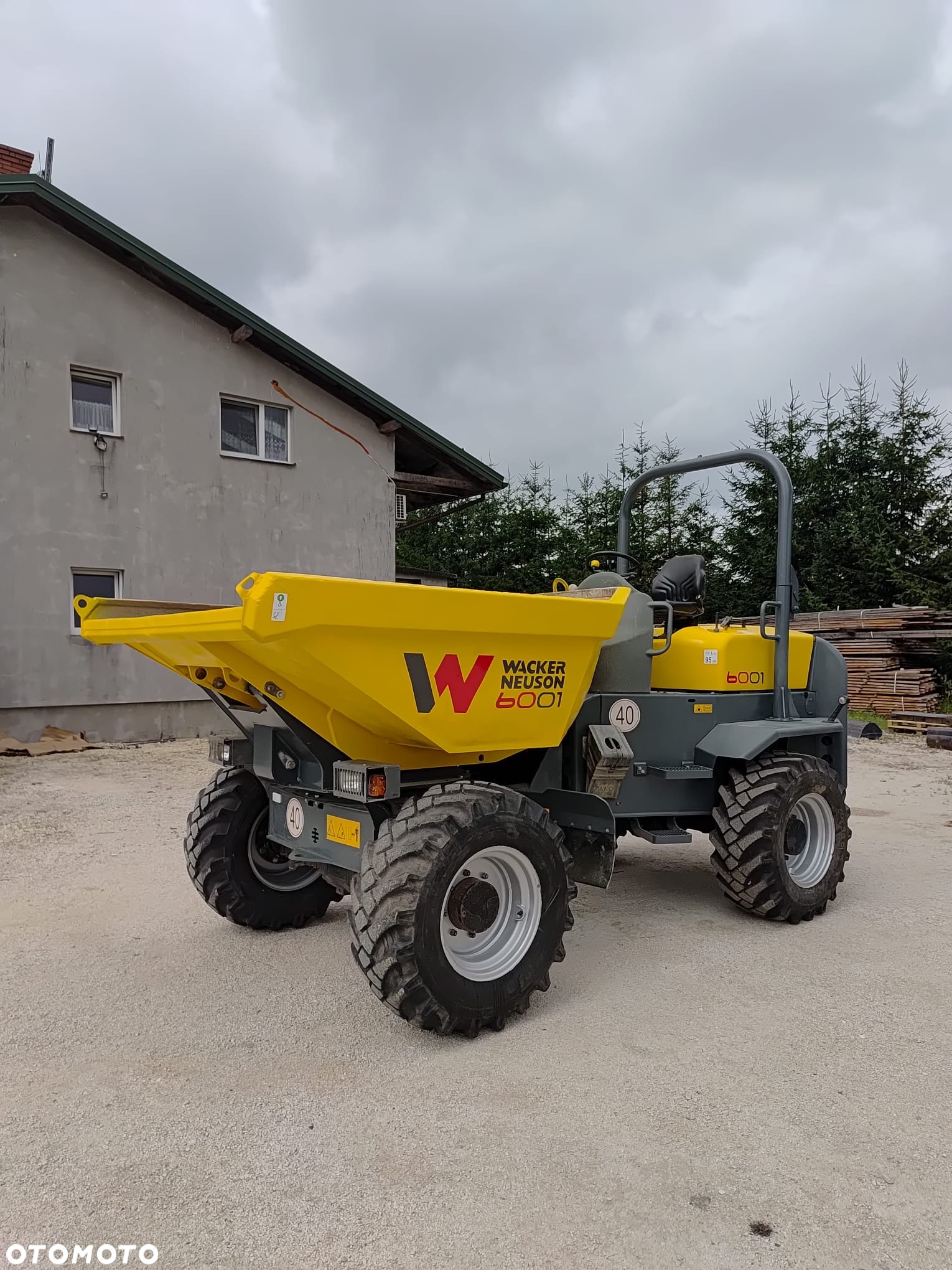Wacker Neuson WOZIDŁO BUDOWLANE 6ton WACKER NEUSON 6001 4x4 3 4m3 obrotowa wywrotka 3 Stronna Thwaites Benford MECALAC Ausa sxr TEREX Deutz 4 cyl ST TA6s kiper taczka wysyp - 6