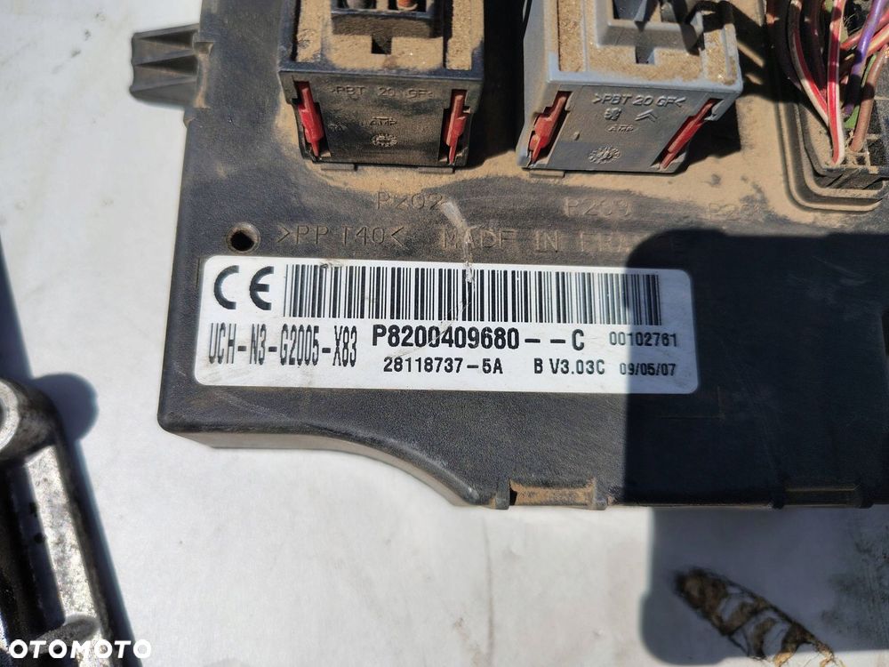 KOMPUTER SILNIKA ZESTAW 8200666516 NISSAN PRIMASTAR 1 I 2.0 DCI - 3