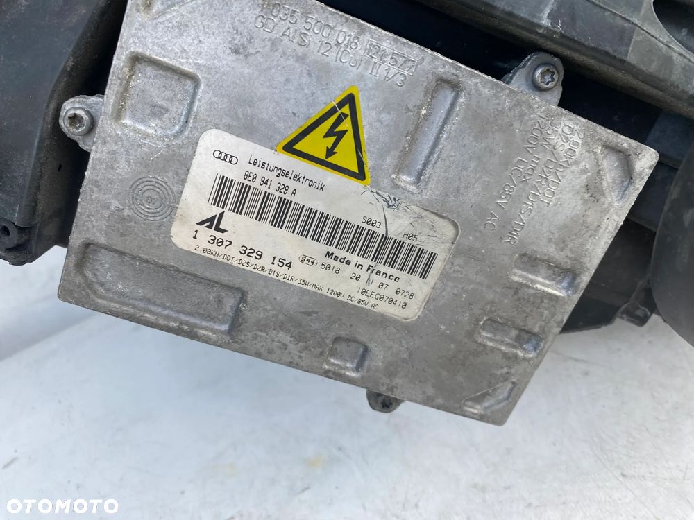 lampa audi a4 s4 b7 cabrio bi xenon skrętny  lewa eu cała - 8