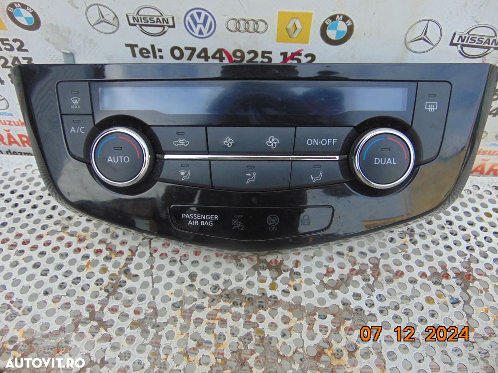 Climatronic Nissan qashqai 2013-2020 j11 comenzi ac aer caldura dezmembrez - 1
