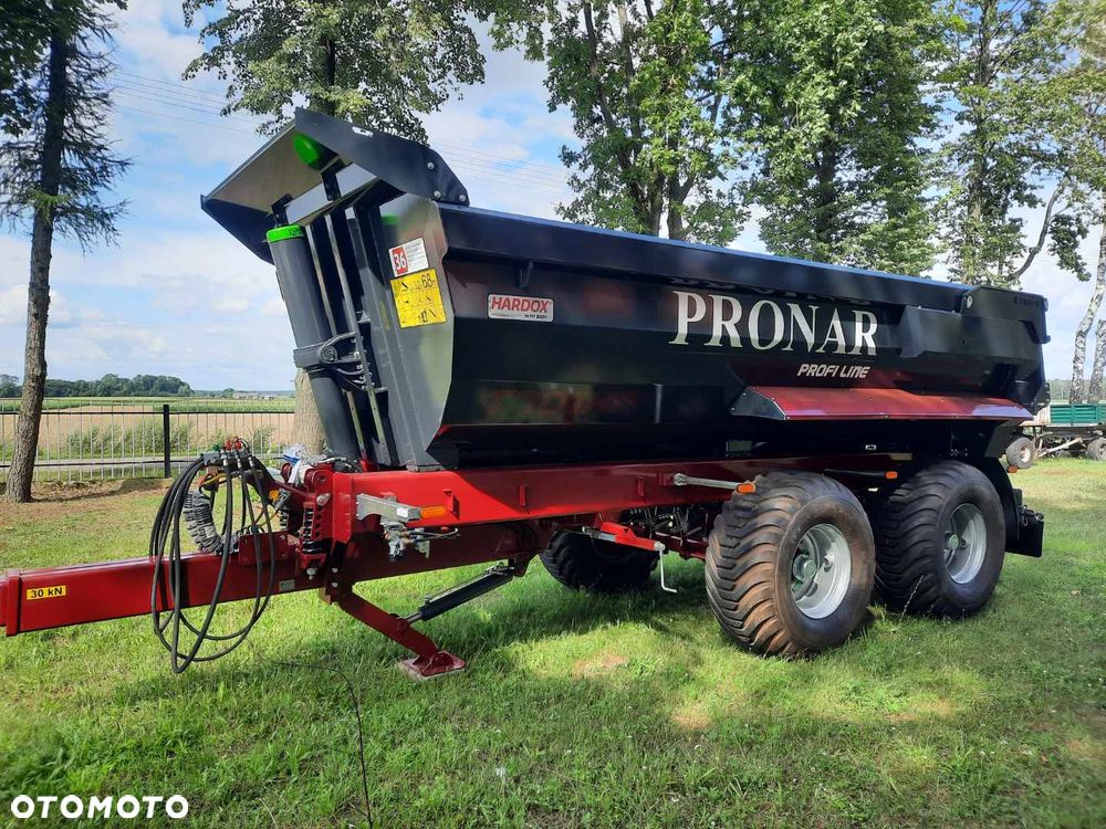 Pronar Przyczepa rolnicza - ciężarowa - budowlana PRONAR T-701HP -16,1 tony, ze skrzynią ładunkową typu Half-Pipe, skorupowa, tandem - 10
