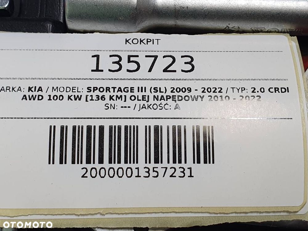 KOKPIT DESKA KONSOLA KIA SPORTAGE III SL EUROPA - 9