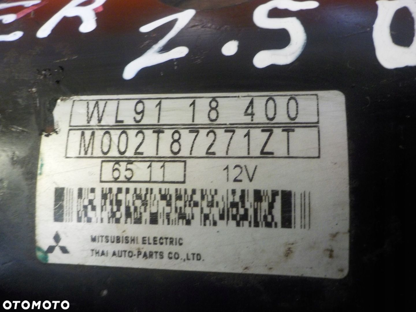 RANGER MAZDA BT-50 2.5 TDCI 08r 143KM WLAA rozrusznik WL9118400 - 4