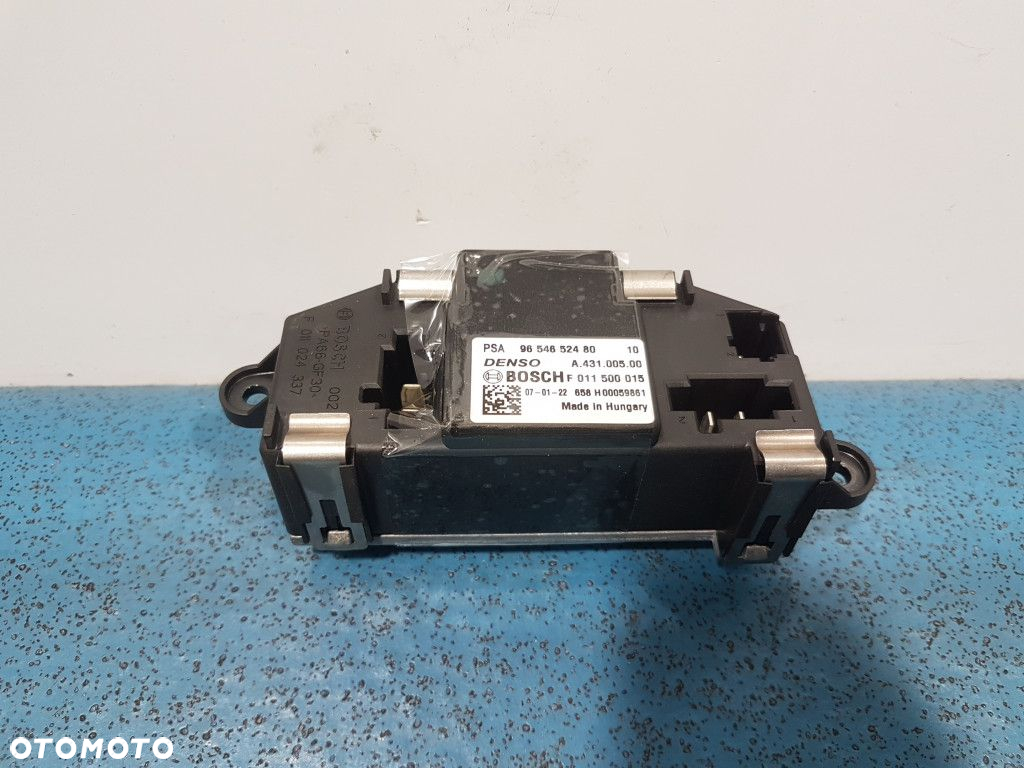 CITROEN C4 GRAND PICASSO I REZYSTOR DMUCHAWY 9654652480 - 3