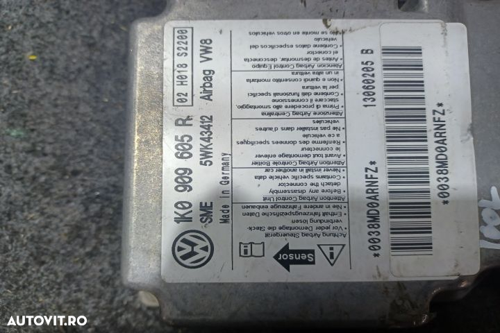 Calculator airbag 1K0909605R Volkswagen VW Golf 5 [2003 - 2009] Plus - 4