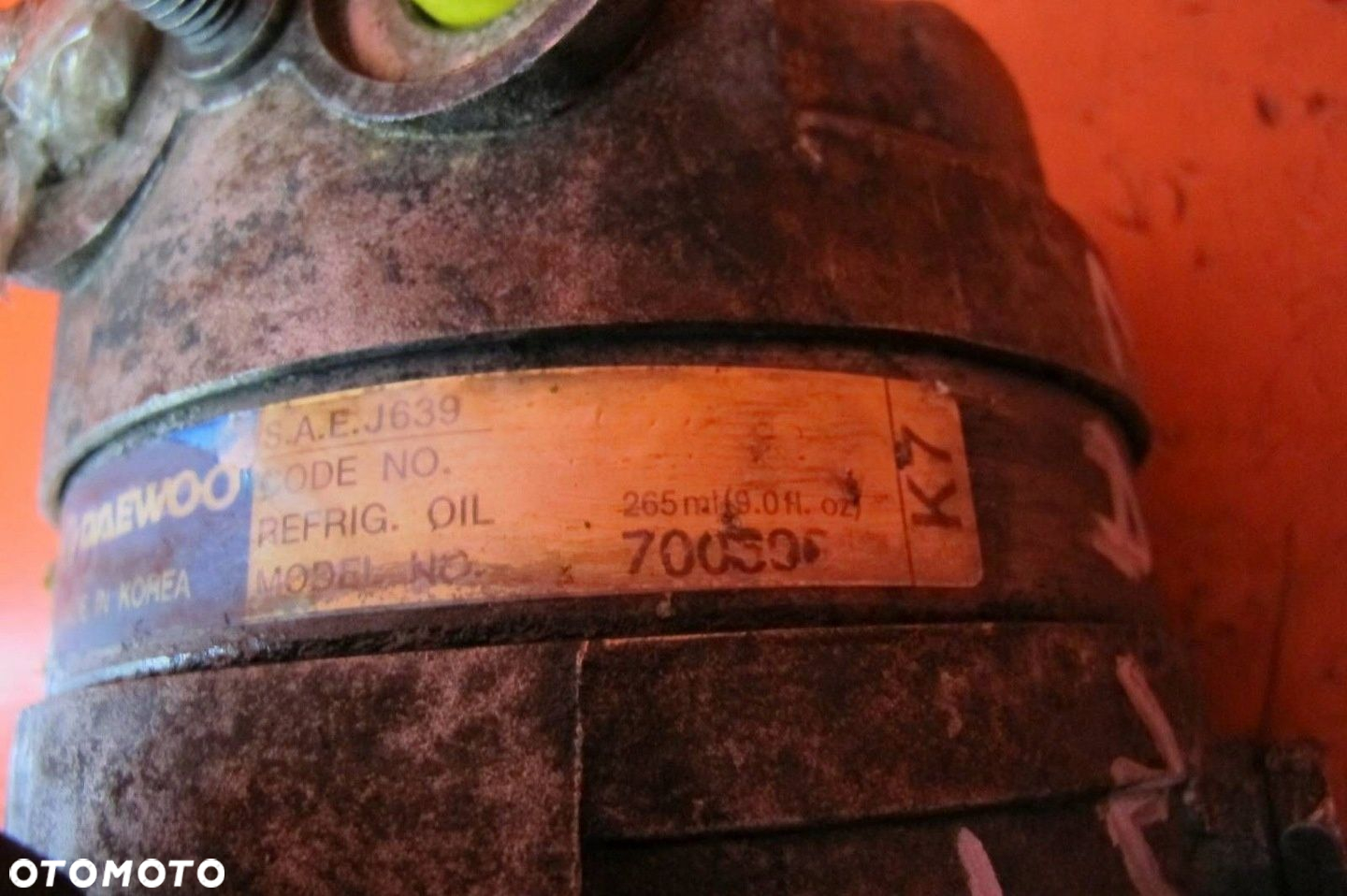 DAEWOO LANOS 1.4 BENZYNA SPRĘŻARKA KOMPRESOR 700696 - 2