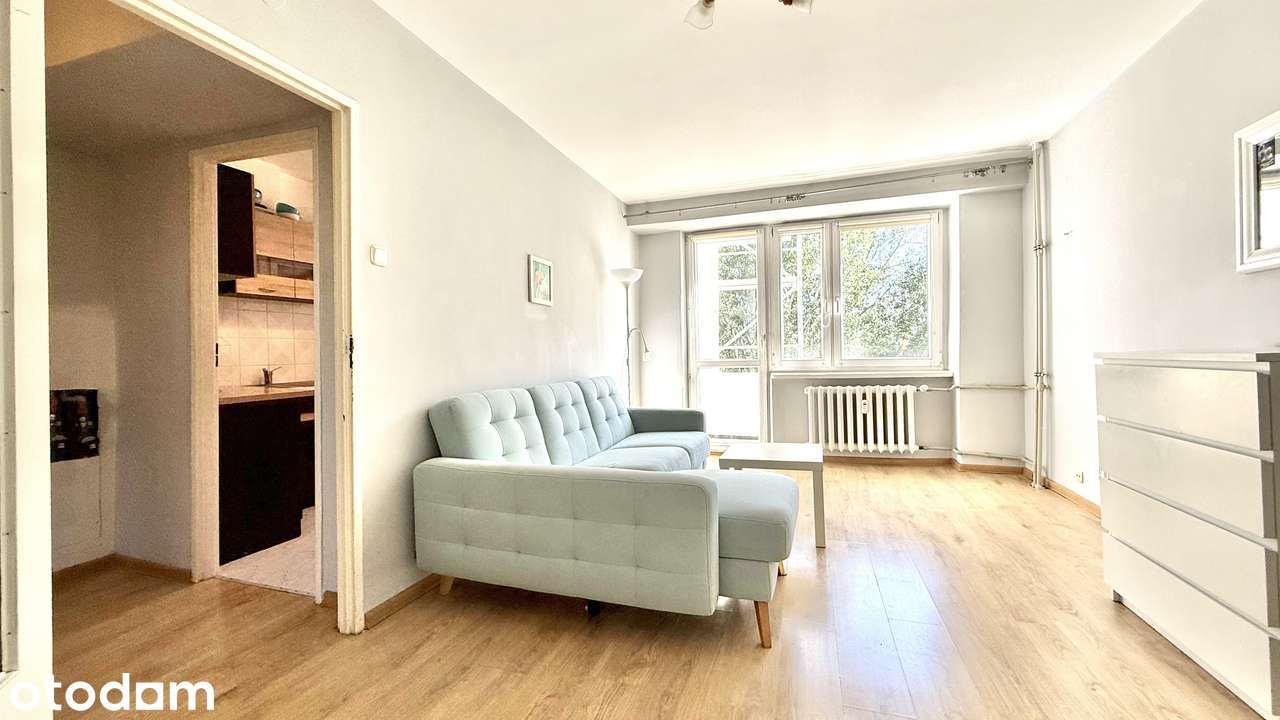 3 pokoje przy Metro Służew | 58 m2 | Słoneczne | Z potencjałem