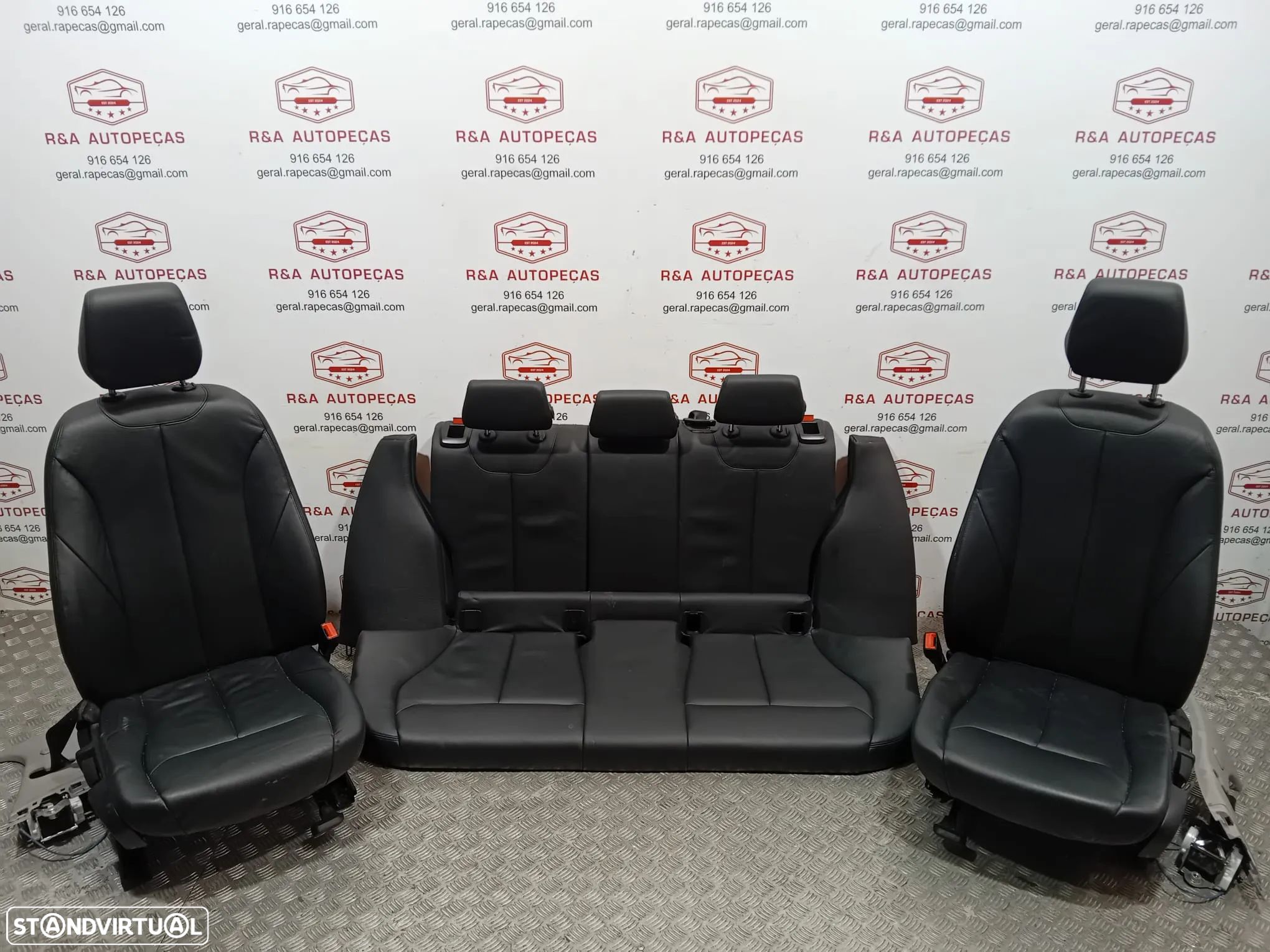Conjunto de Bancos BMW Serie 1 F20 em Pele - 1