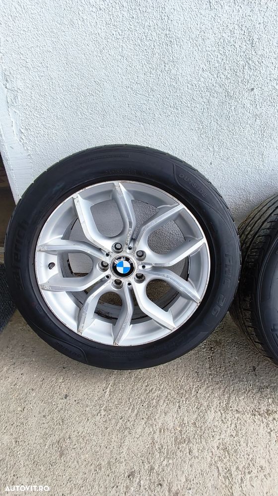 Set jante BMW Style 308  X3 F25 X4 F26 18 x8 J ET43 cu anvelope vara245/50/18 - 5