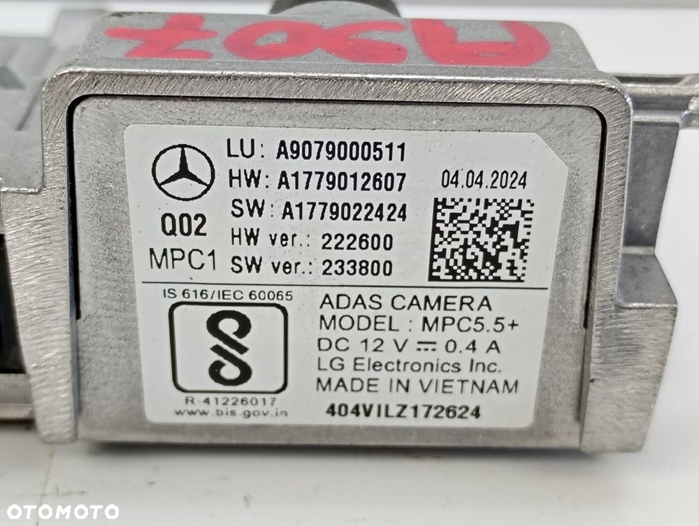 kamera przedniej szyby asystent pasa ruchu mercedes sprinter w907 910 2024r A9079000511 - 4