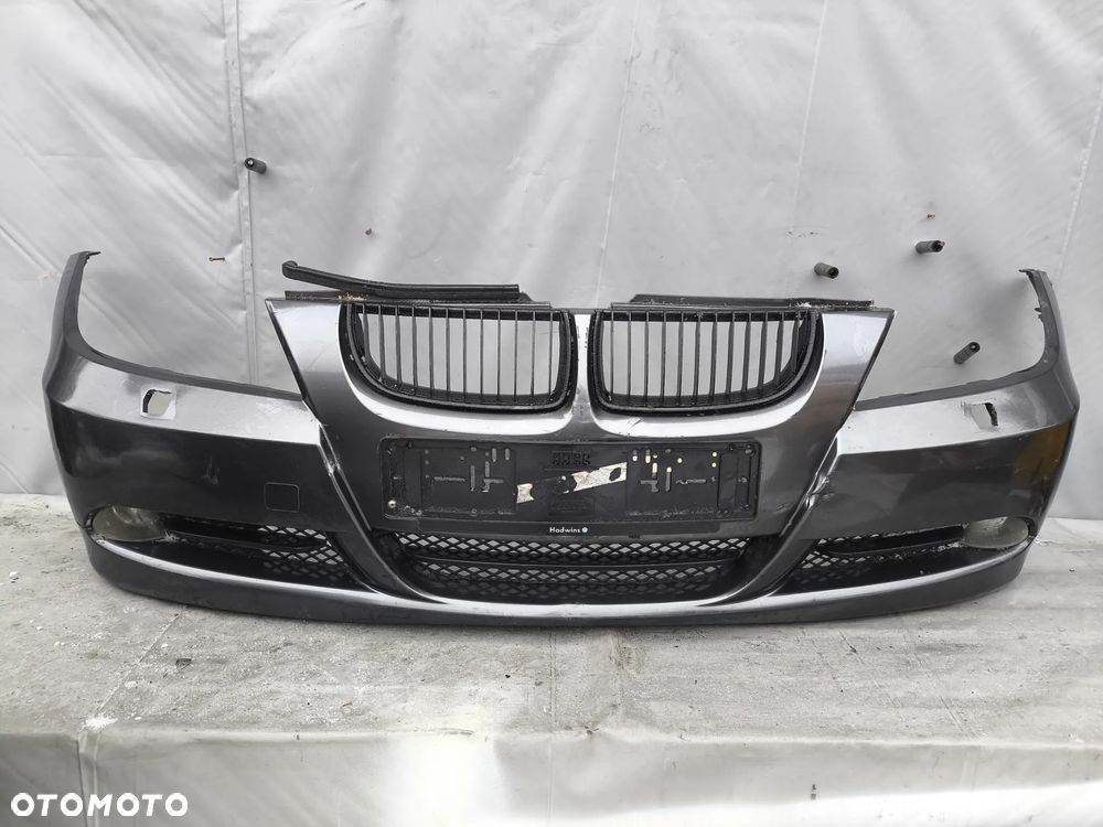 BMW 3 E90 E91 PRZED LIFT ZDERZAK PRZEDNI PRZÓD POD XENON SPRYSKI - 1