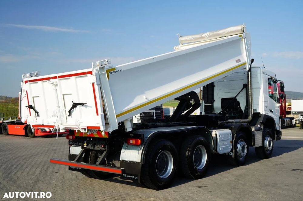 Volvo FMX 460 / 8x4 / BASCULATOR CU 2 LATE / HYDRODOX / BORDMATIC / HARDOX / ANVELOPE NOI / 2021 / MODEL NOU - 5