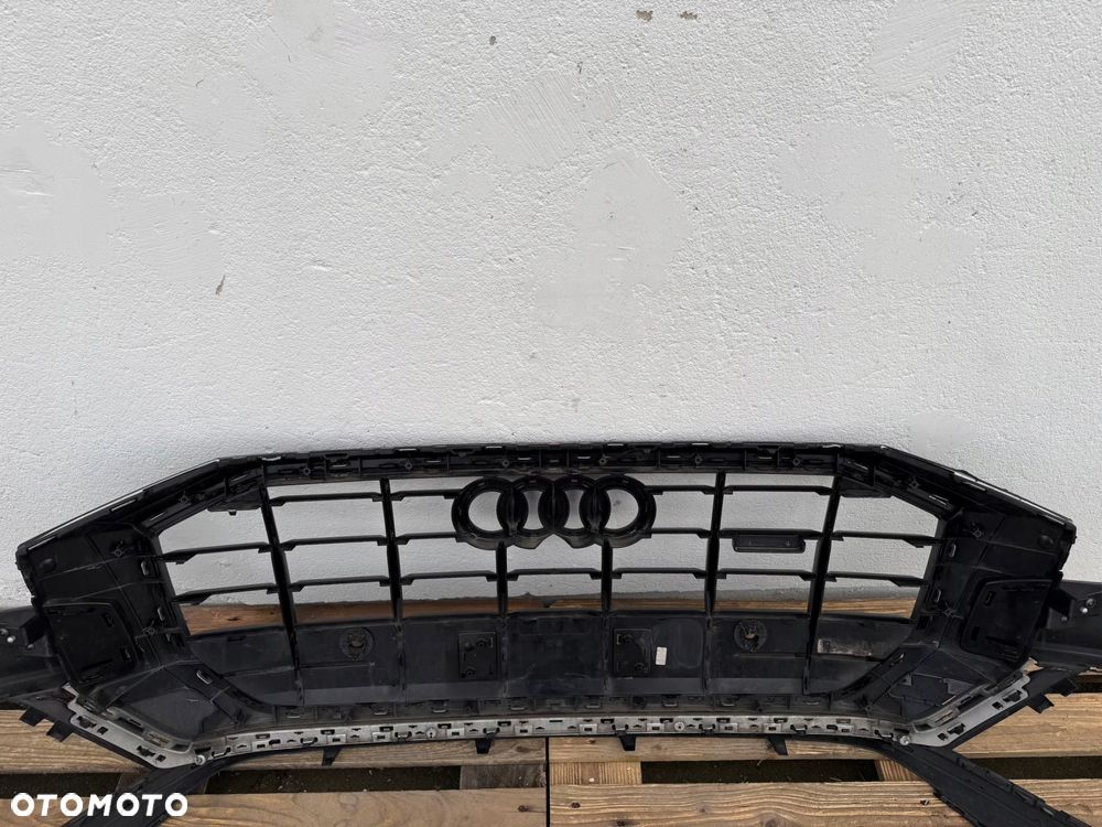 zderzak przód przedni audi q8 4m8 2018- s-line 4m8807437d + grill atrapa - 9
